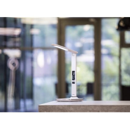 Immax 08934L - Barn LED-Lampa med en skärm KINGFISHER LED/9W/230V vit