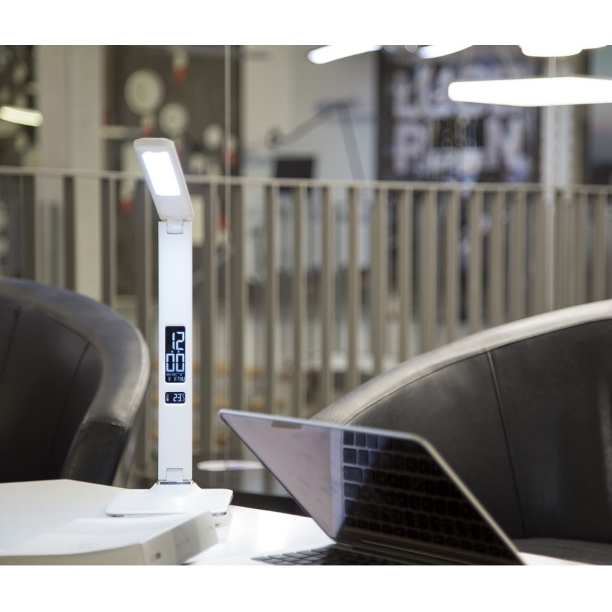 Immax 08934L - Barn LED-Lampa med en skärm KINGFISHER LED/9W/230V vit