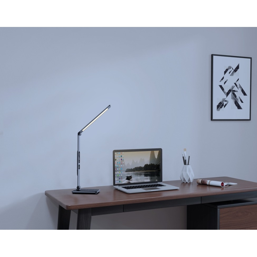 LED ljusreglerad bordslampa LED/8,5W/230V med trådlös laddning