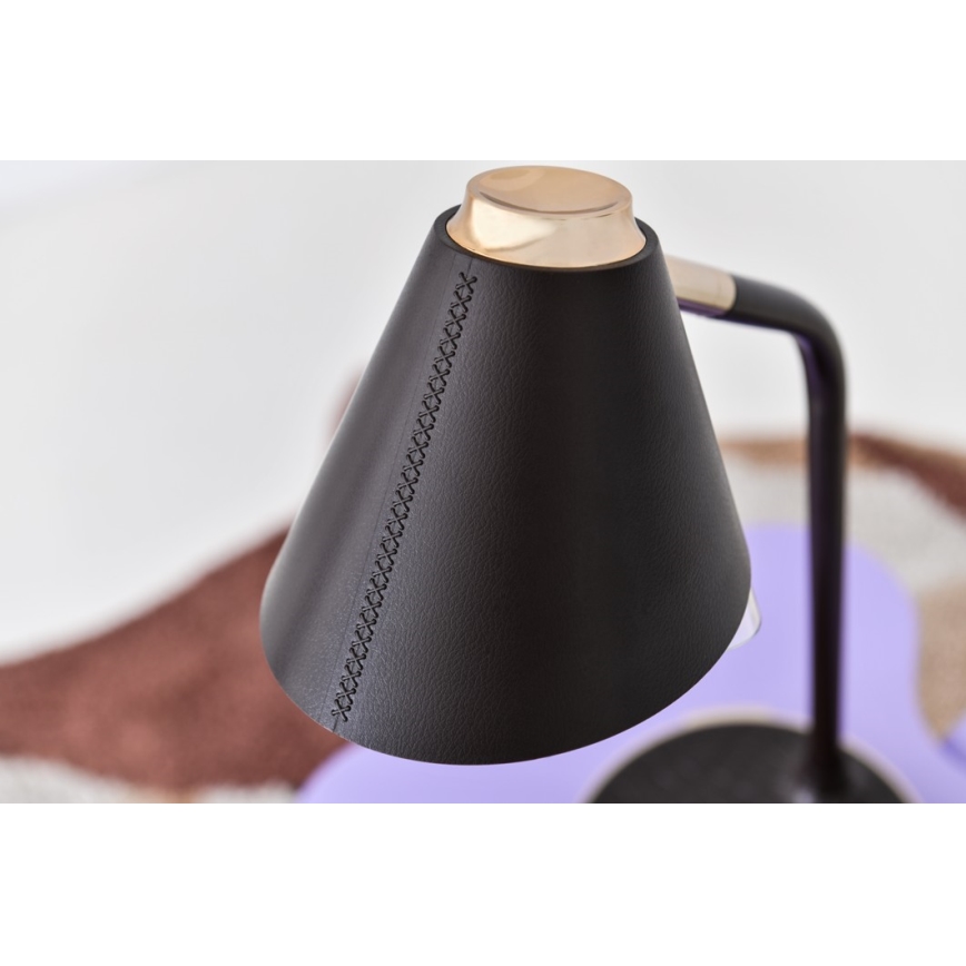 LED Dimbart skrivbordslampa med trådlös laddning FINCH LED/9W/12/230V grå/glansig krom