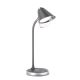 LED Dimbar bordslampa med trådlös laddning FINCH LED/9W/12/230V grå/krom