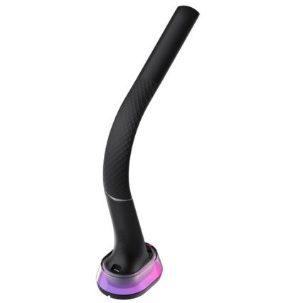 LED RGB Dimbara bordslampa med trådlös laddning CORELLA LED/7W/12/230V svart