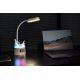 LED RGBW Ljusreglerad bordslampa med pennhållare FALCON LED/10W/5V