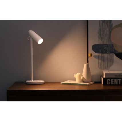 LED Dimbar bordslampa med trådlös Qi laddar TIT LED/12W/230V vit