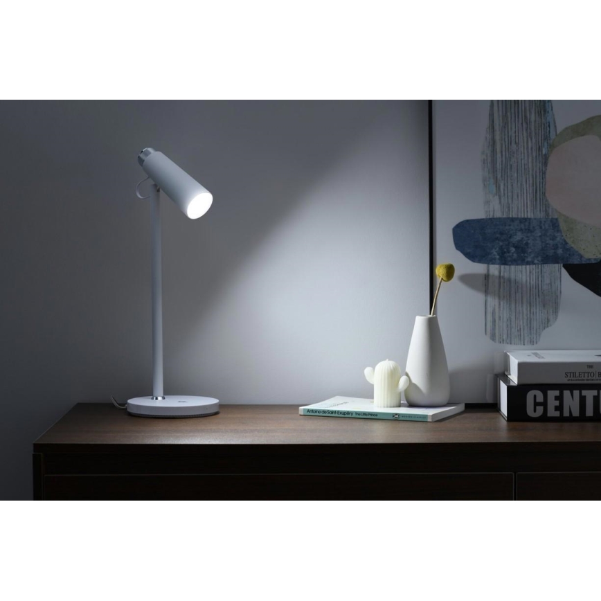 LED Dimbar bordslampa med trådlös Qi laddar TIT LED/12W/230V vit