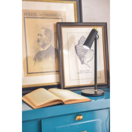 LED Dimbar bordslampa med trådlös Qi laddar TIT LED/12W/230V svart