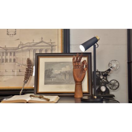 LED Dimbar bordslampa med trådlös Qi laddar TIT LED/12W/230V svart