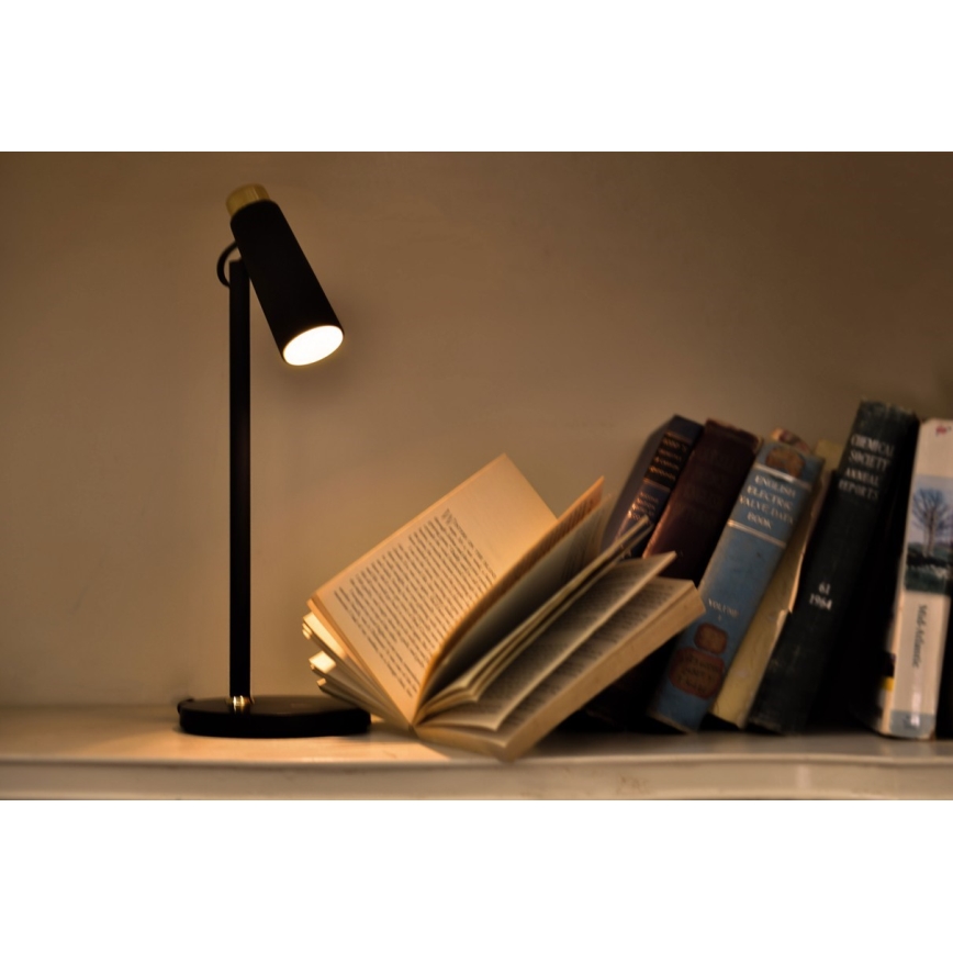 LED Dimbar bordslampa med trådlös Qi laddar TIT LED/12W/230V svart