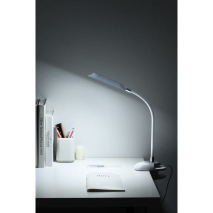 LED+CCT Dimmbar bordslampa med klämma CLIP LED/7,5W/230V 3000/4200/5000K vit