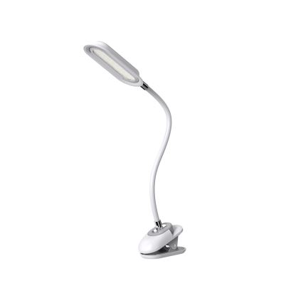 LED+CCT Dimmbar bordslampa med klämma CLIP LED/7,5W/230V 3000/4200/5000K vit