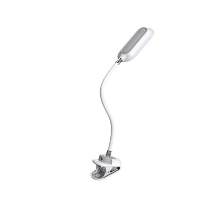 LED+CCT Dimmbar bordslampa med klämma CLIP LED/7,5W/230V 3000/4200/5000K vit