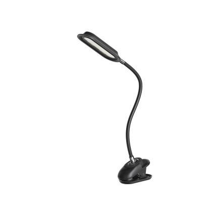 LED+CCT Dimbar skrivbordslampa med klämma CLIP LED/7,5W/230V 3000/4200/5000K svart