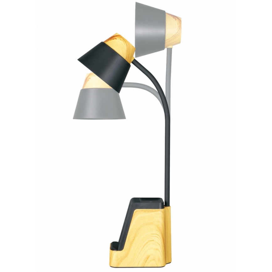 LED+CCT Dimbar bordslampa med trådlös QI-laddning IDEAL LED/8W/230V 2700/4000/5000K beige