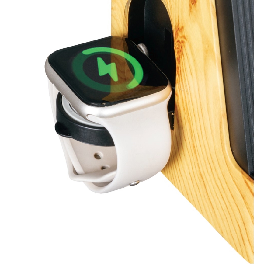 LED+CCT Dimbar bordslampa med trådlös QI-laddning IDEAL LED/8W/230V 2700/4000/5000K beige