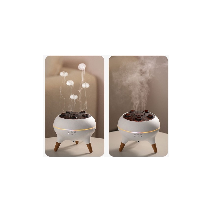 Immax 09104L - Aromadiffusor och luftfuktare JELLYFISH LED/11W/5V