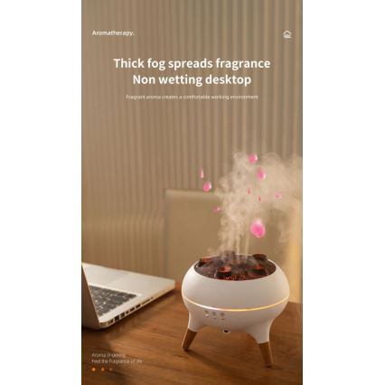 Immax 09104L - Aromadiffusor och luftfuktare JELLYFISH LED/11W/5V