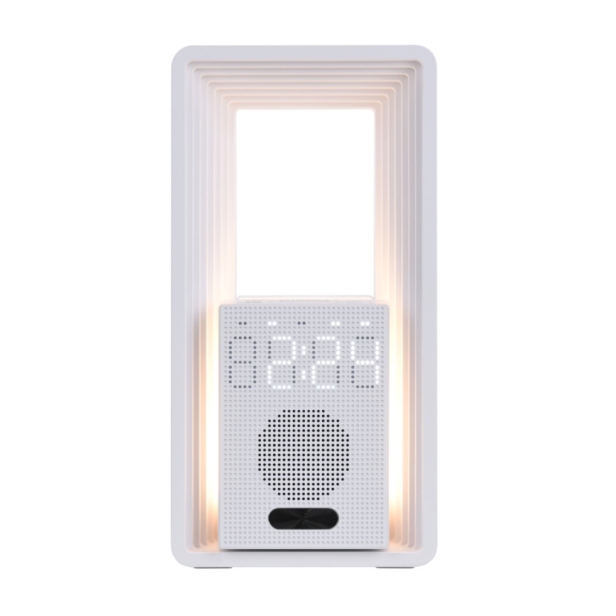LED bordslampa med väckarklocka och laddning CALM LED/3,5W/5V
