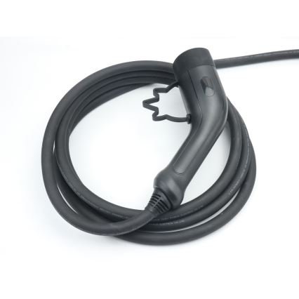 Immax - Reseladdstation för elbilar EV AC Typ 2 16A/380V 11kW + kontakt 230V, 3,7kW 5m + fodral