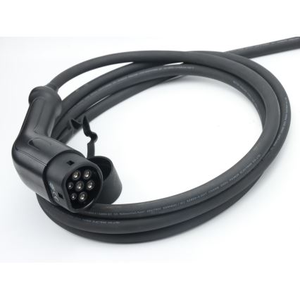 Immax - Reseladdstation för elbilar EV AC Typ 2 16A/380V 11kW + kontakt 230V, 3,7kW 5m + fodral