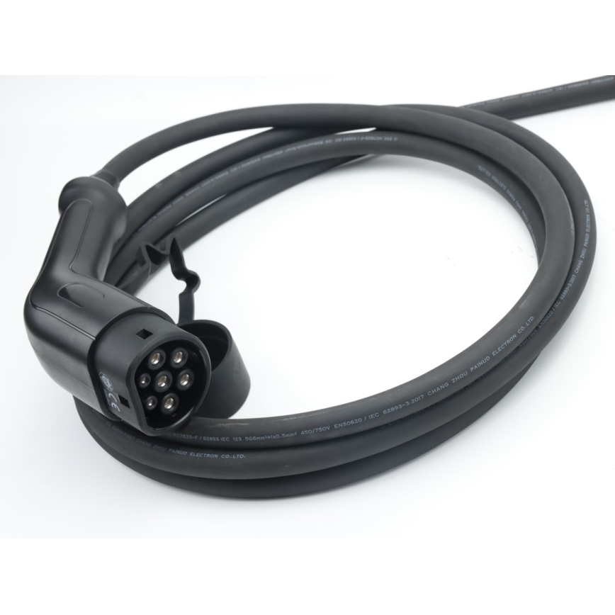 Immax - Reseladdstation för elbilar AC Typ 2 32A/380V 22kW 5m + fodral