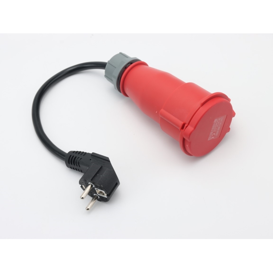 Immax - Bärbar laddstation för elbilar AC Typ 2 16A/380V 11kW + kontakt 230V 5m Wi-Fi Tuya