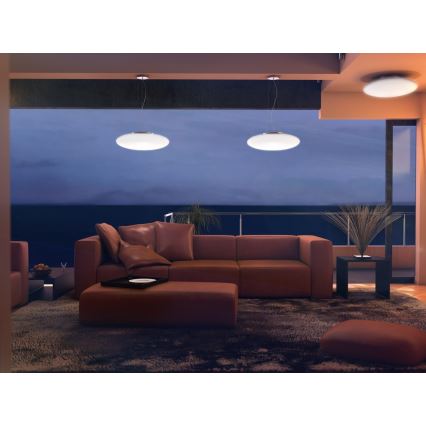Immax NEO 07055L – LED RGB Dimbar Hängande Ljuskrona ELIPTICO 3×E27/8.5W/100–240V + Fjärrstyrd