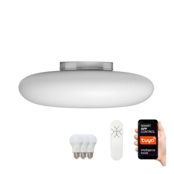 Immax NEO 07061L-LED RGBW Dimbar taklampa FUENTE 3xE27/8,5W/100-240V Tuya