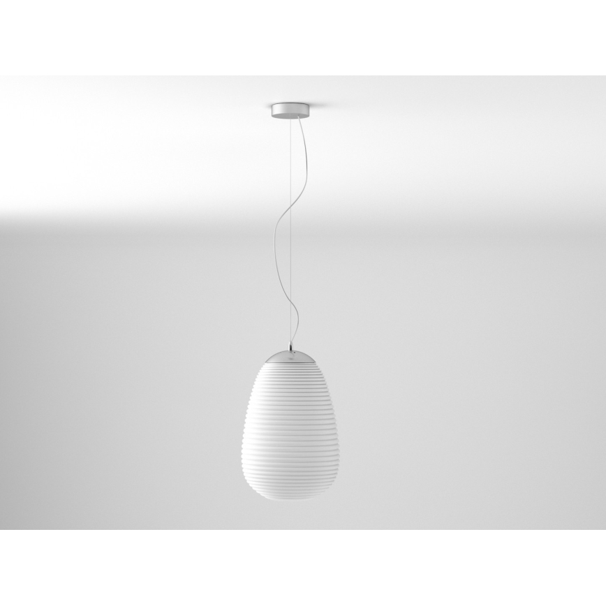 Immax NEO 07066L - LED RGBW Dimbar taklampa COCONO 1xE27/8,5W/100-240V 24 cm Tuya + fjärrkontroll