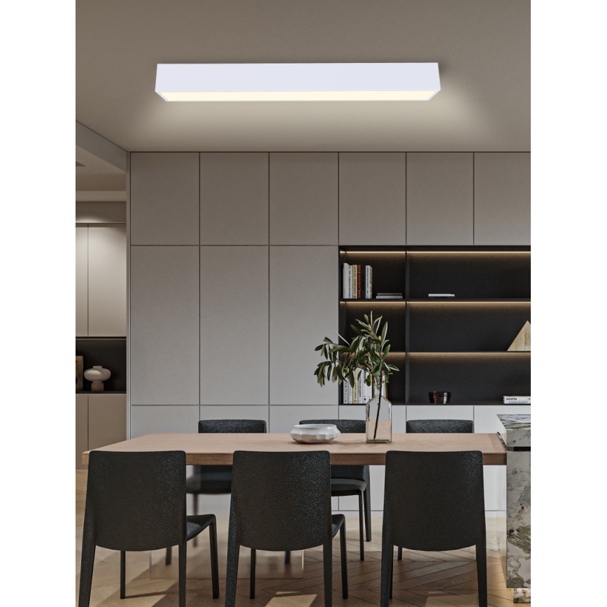 Immax NEO 07072-90 - LED Dimbar taklampa CANTO LED/50W/230V vit Tuya + fjärrkontroll