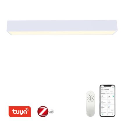 Immax NEO 07072-90 - LED Dimbar taklampa CANTO LED/50W/230V vit Tuya + fjärrkontroll