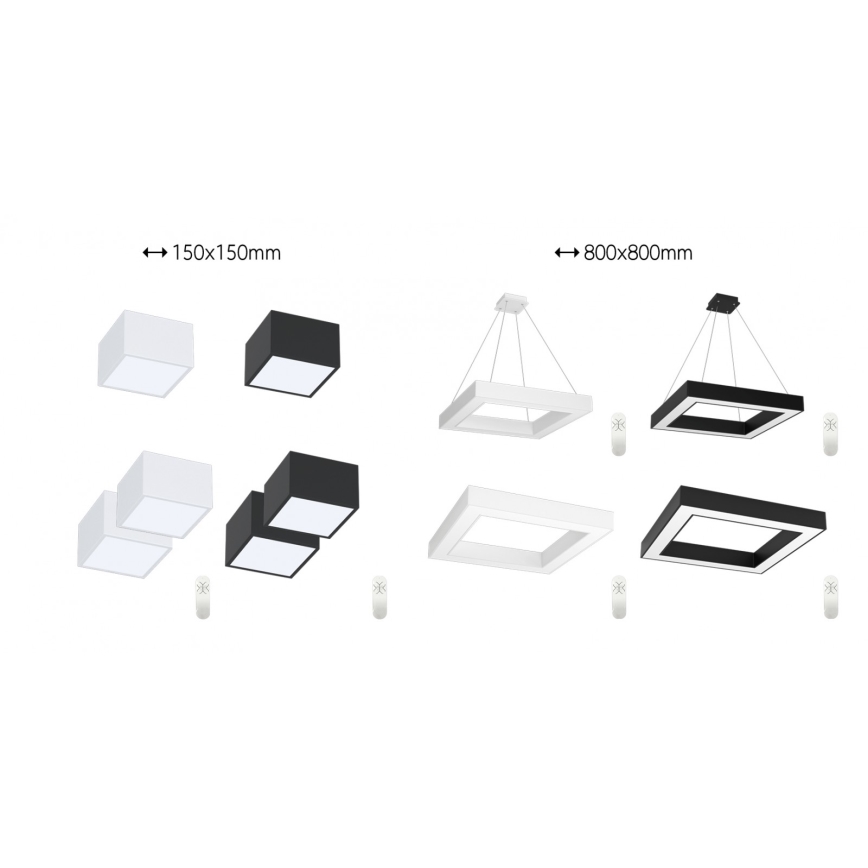 Immax NEO 07074L-15 - Dimbar LED-lampa CANTO LED/12W/230V svart