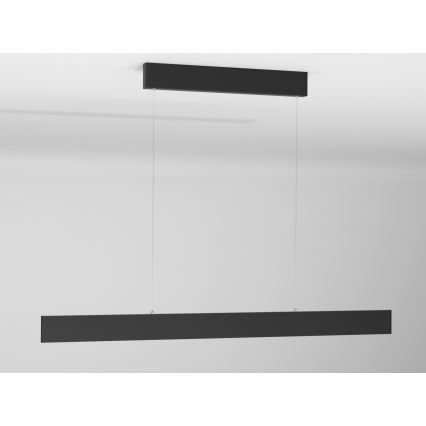 Immax NEO 07076L - LED dimbar taklampa svart LISTON LED/18W/230V Tuya + fjärrkontroll