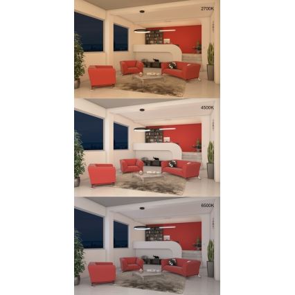 Immax NEO 07077L - LED dimbar taklampa HIPODROMO LED/66W/230V Tuya + fjärrkontroll