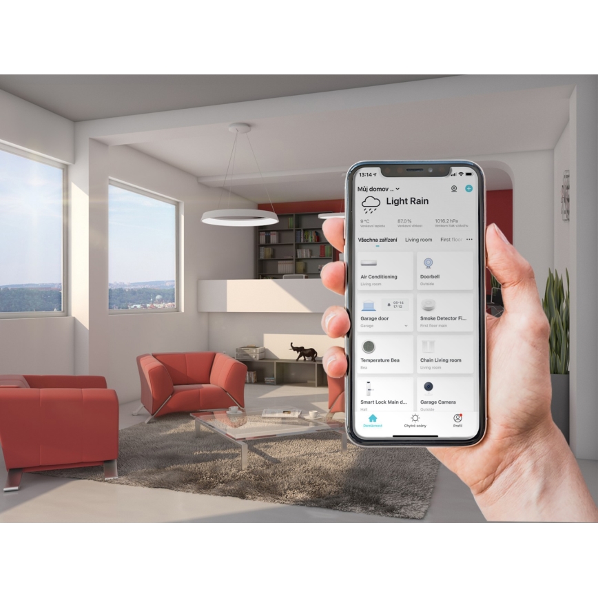 Immax NEO 07079L-80 - LED dimbar taklampa LIMITADO LED/48W/230V 80 cm Tuya + fjärrkontroll