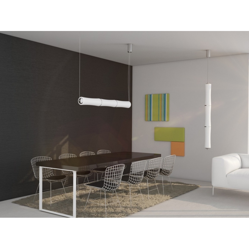 Immax NEO 07102L - LED dimbar taklampa BAMBOOS LED/30W/230V 90 cm Tuya + fjärrkontroll