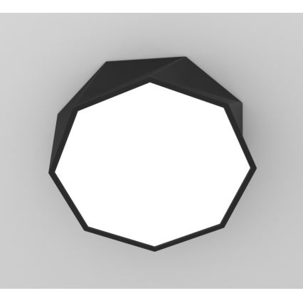 Immax NEO 07130-B40 - LED SMART Ljusreglerad taklampa DIAMANTE svart LED/31W/230V + fjärrkontroll 40cm Tuya ZigBee