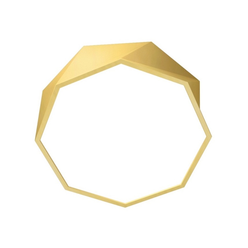 Immax NEO 07132-G40 - LED SMART Dimbart taklampa DIAMANTE LED/31W/230V guld 40 cm Tuya ZigBee + fjärrkontroll