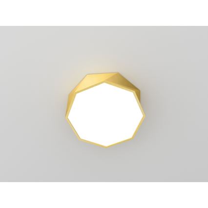 Immax NEO 07132-G40 - LED SMART Dimbart taklampa DIAMANTE LED/31W/230V guld 40 cm Tuya ZigBee + fjärrkontroll