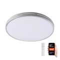 Immax NEO 07147-S42 - LED ljusreglerad taklampa  NEO LITE VISTAS LED/24W/230V Tuya Wi-Fi silver + fjärrkontroll