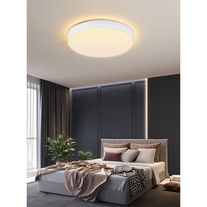 Immax NEO 07149-W51 - LED dimbar taklampa NEO LITE AREAS LED/48W/230V Tuya Wi-Fi vit + fjärrkontroll