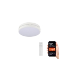 Immax NEO 07153-W30 - LED Dimbar taklampa NEO LITE PERFECTO LED/24W/230V Wi-Fi Tuya vit+ fjärrkontroll