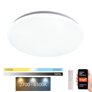 Immax NEO 07156-38 - LED dimbar taklampa ANCORA LED/24W/230V 2700-6500K Wi-Fi + fjärrkontroll Tuya