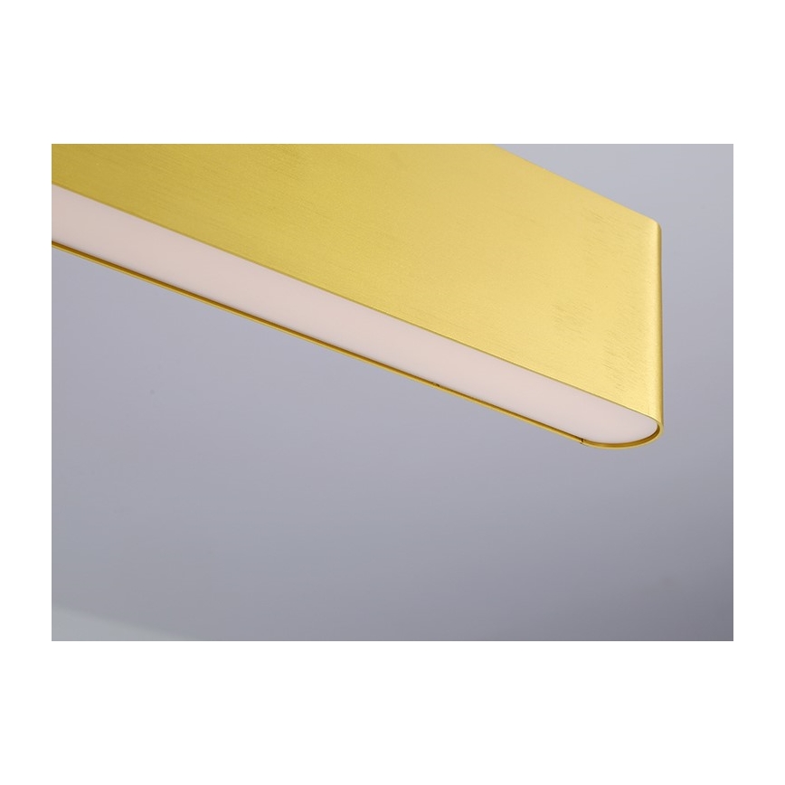 Immax NEO 07157-G120X - LED RGB+CCTW Ljusreglerad ljuskrona på textilsladd MILANO LED/40W/230V Tuya guld