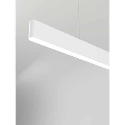 Immax NEO 07157-W120X - LED RGB+CCT Ljusreglerad ljuskrona på textilsladd MILANO LED/40W/230V Tuya vit