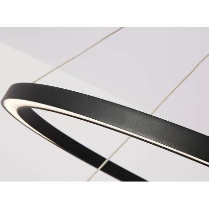 Immax NEO 07158-B80-60 - LED dimbar taklampa FINO LED/93W/230V Tuya svart + fjärrkontroll