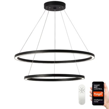 Immax NEO 07158-B80-60 - LED dimbar taklampa FINO LED/93W/230V Tuya svart + fjärrkontroll