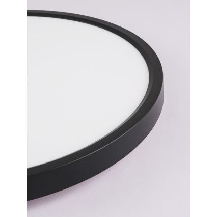 Immax NEO 07166-B40 - LED RGB+CCT dimbar taklampa NEO LITE TUDO LED/50W/230V Wi-Fi Tuya svart + fjärrkontroll