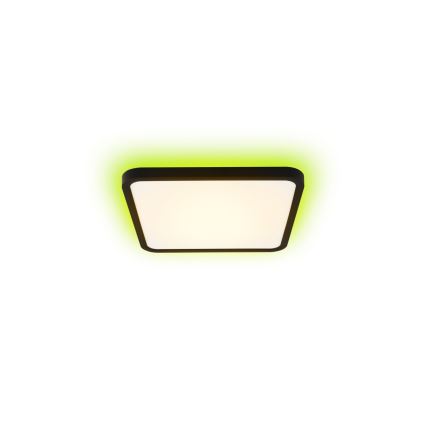 Immax NEO 07167-B40 - LED RGB+CCT dimbar taklampa NEO LITE TUDO LED/50W/230V Wi-Fi Tuya svart + fjärrkontroll