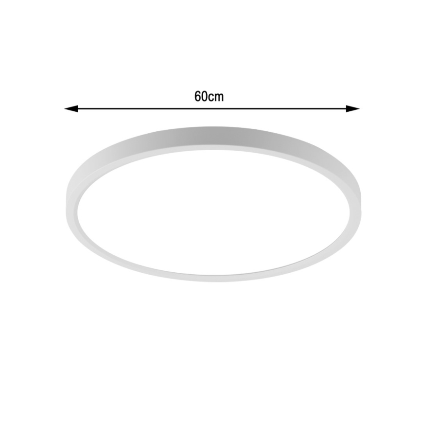 Immax NEO 07169-W60 - LED RGB+CCT Ljusreglerad taklampa NEO LITE TUDO 65W/230V 2700-6500K Wi-Fi Tuya + fjärrkontroll vit