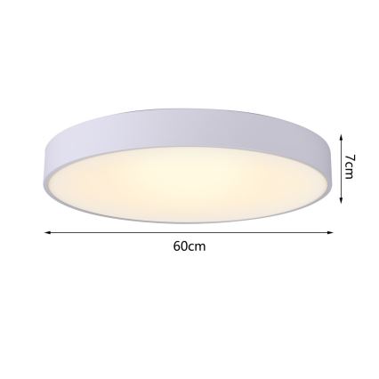 Immax NEO 07206L - LED Dimbar taklampa RONDATE LED/53W/230V vit Tuya + fjärrkontroll